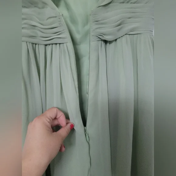 Elegant Green Maxi Dress From Azazie - Picture 8 of 15